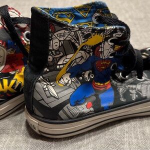Converse All Star Chuck Taylor DC Superman High-Top Sneakers- Women’s size 8